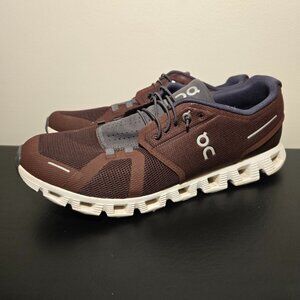 On Cloud 5 Ruby Rust Red 59.98161 Running Shoes Sneaker Mens Size 11.5 Lacing